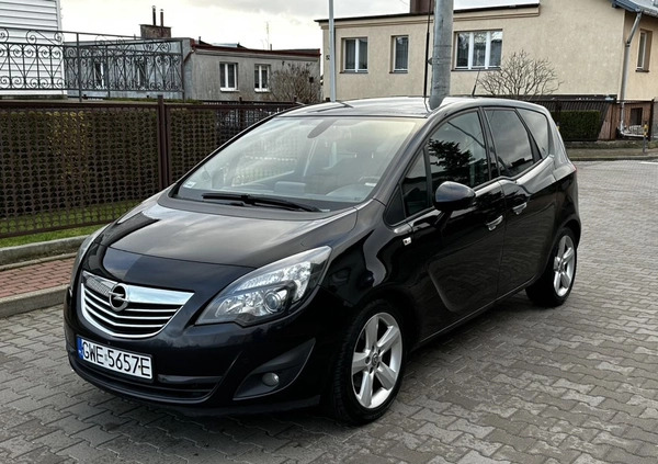 Opel Meriva cena 18400 przebieg: 309268, rok produkcji 2012 z Kuźnia Raciborska małe 121